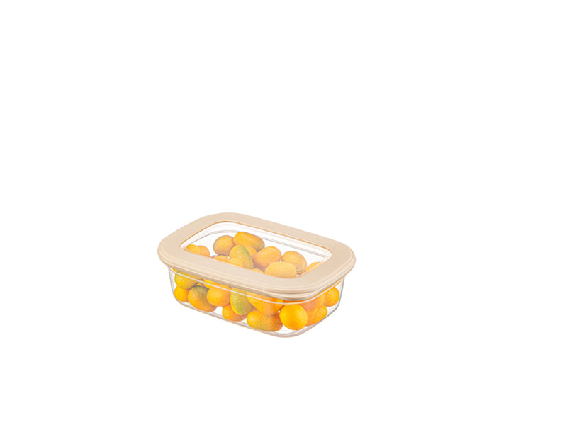 TOSCA Set 2 recipiente alimentare dreptunghiulare-Bej