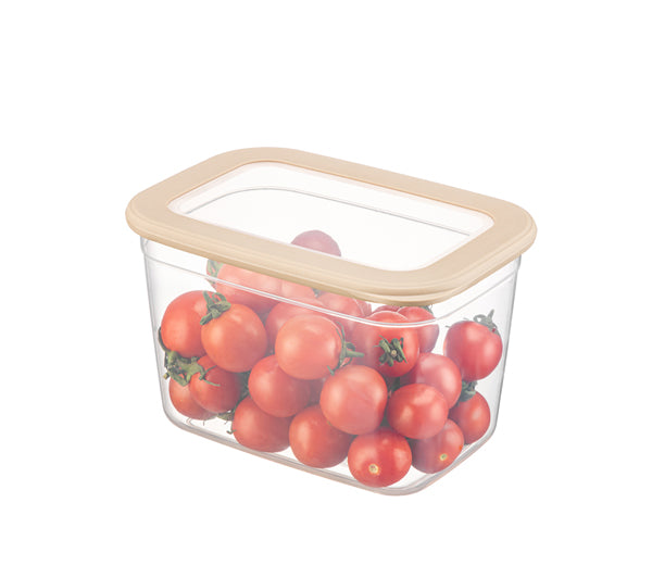 TOSCA Set 3 recipiente alimentare dreptunghiulare-Bej