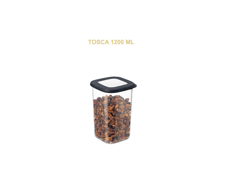 TOSCA Set 12 recipiente alimentare - Antracit