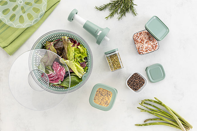 VERDERA Uscatoare de salată 5L - Verde Nordic