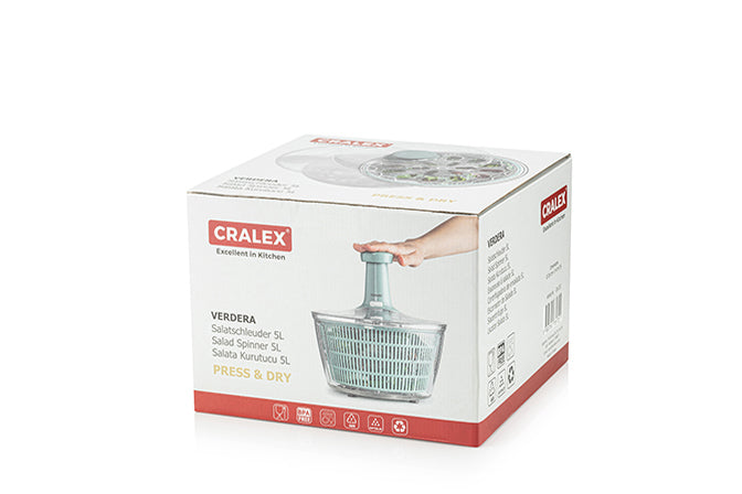 VERDERA Uscatoare de salată 5L - Verde Nordic
