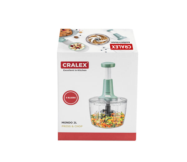Tocător de legume MONDO 2L - Verde nordic