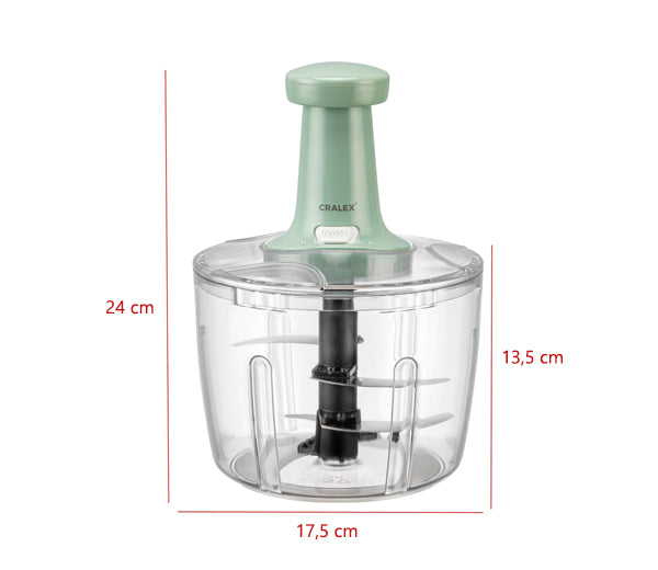 Tocător de legume MONDO 2L - Verde nordic